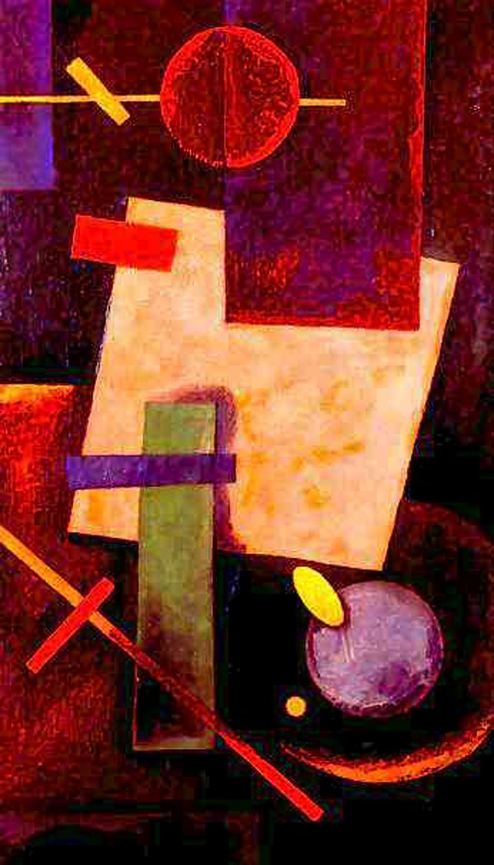 Composição suprematista, 1916 de Ivan Kliun