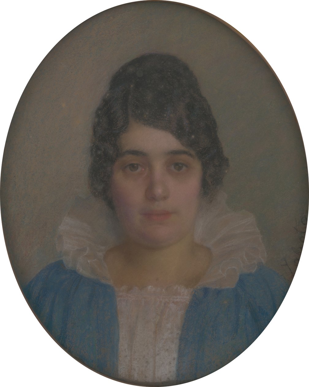 Retrato, de, um, mulher jovem de Ivan Zabota