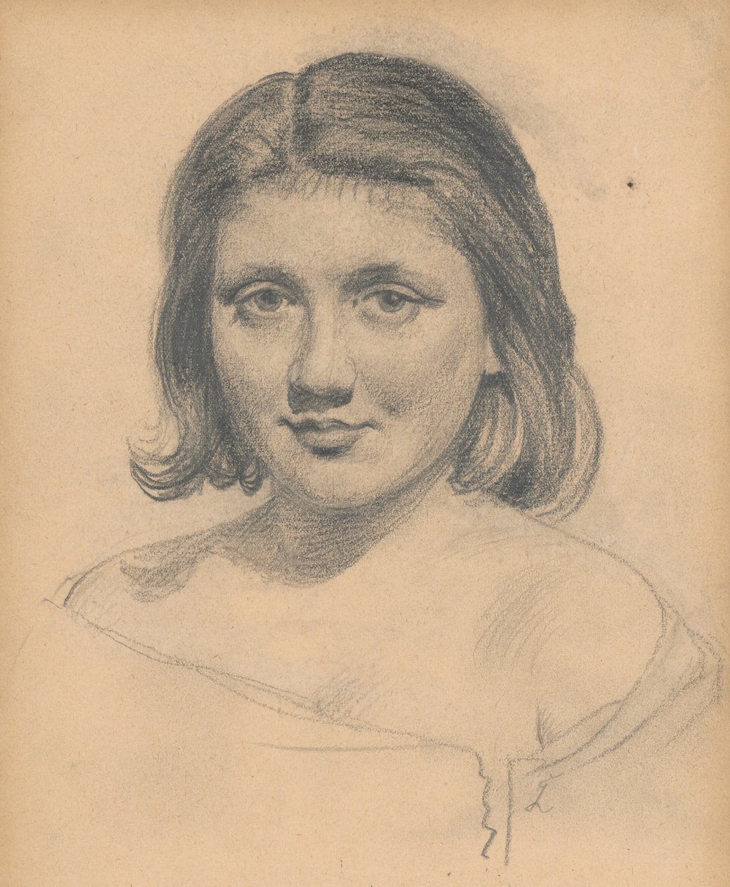 Estudo de retrato de um modelo feminino de Ivan Zabota