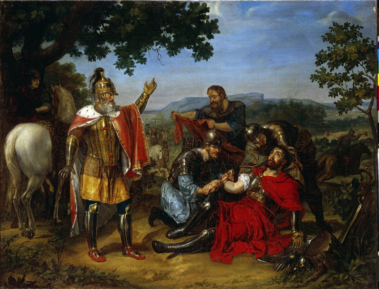 Grão-Duque Dmitry Donskoy no Campo Kulikovo de Ivan Afanasievich Ugryumov