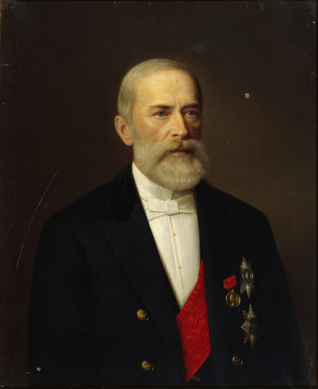 Retrato de Nikolai Khristianovich Bunge de Ivan Alexeevich Tyurin