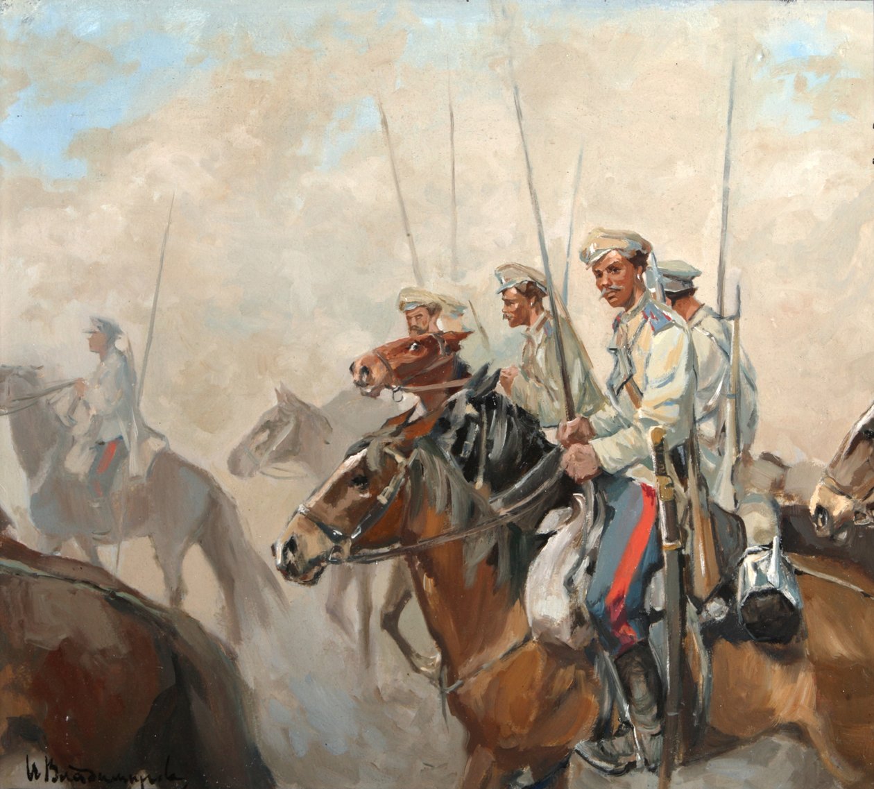 Cossacos, década de 10 de Ivan Alexeyevich Vladimirov