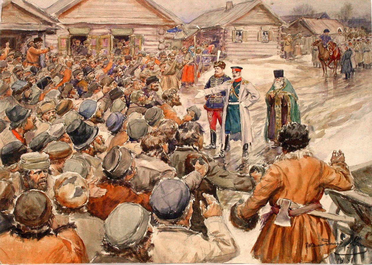 Revolta dos Camponeses, 1931. de Ivan Alexeyevich Vladimirov