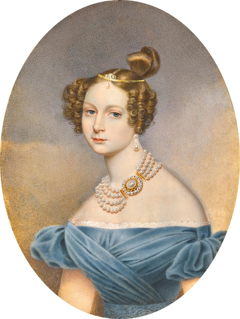 Princesa Friederike Charlotte Marie de Württemberg, grã-duquesa Elena Pavlovna da Rússia. de Ivan Andreyevich Winberg