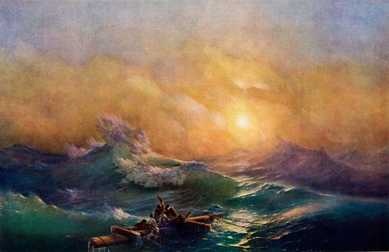 Onda mais alta, 1850, 1939. de Ivan Ayvazovsky