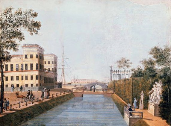 Vista de São Petersburgo, 1839 de Ivan Belonogov