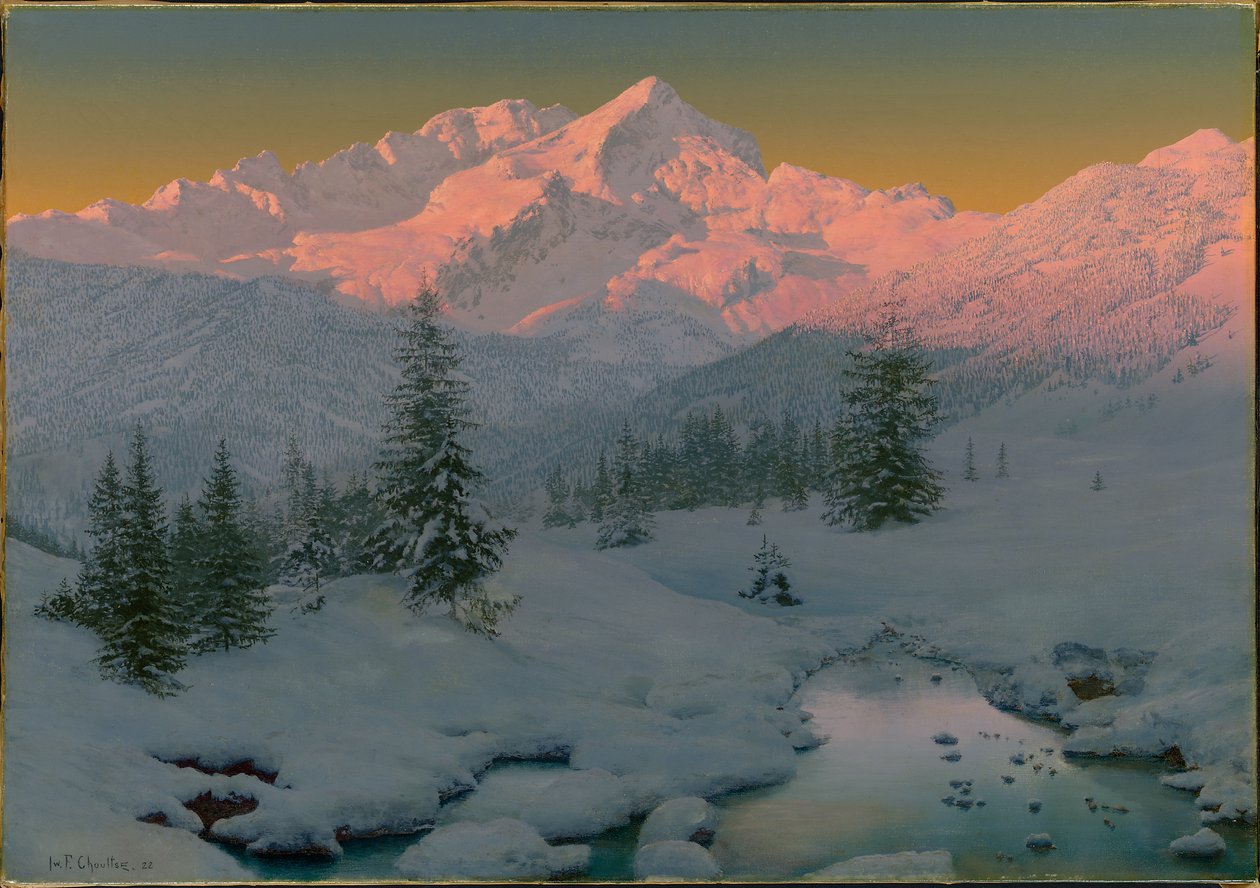 Ao pé das montanhas Garmisch, Baviera, 1922 de Ivan Fedorovich Choultse