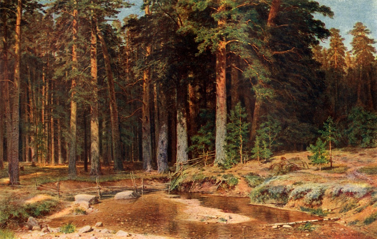 Um bosque de pinheiros, 1898, 1939. de Ivan Ivanovich Shishkin