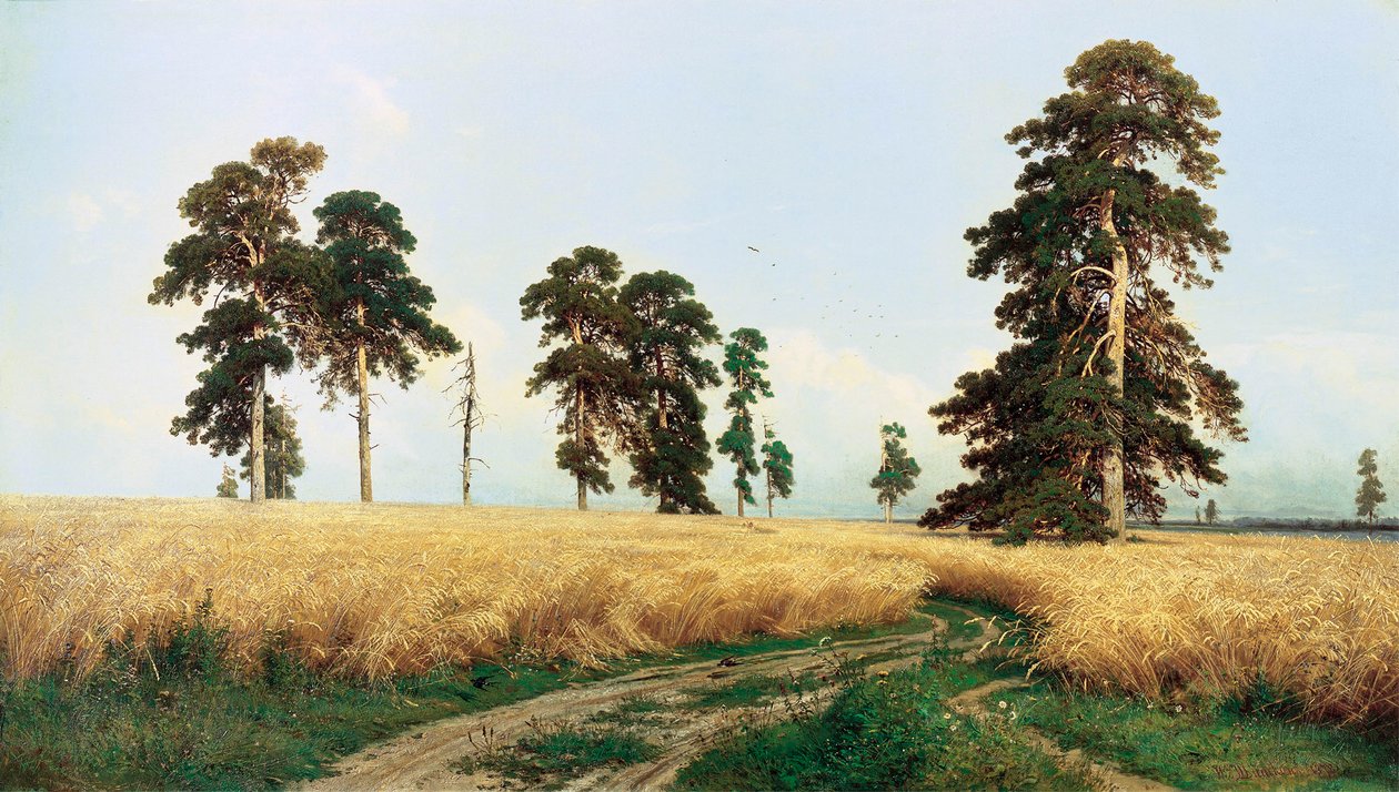Campo de Rye, 1878. de Ivan Ivanovich Shishkin