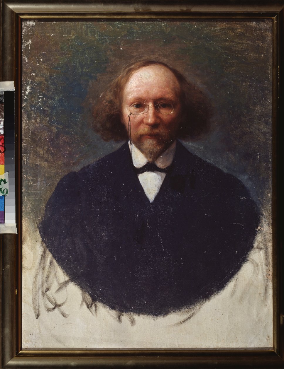 Retrato du cantar Vyacheslav (Vyacheslav) Ivanov (1866-1949). Pintura de Ivan Kirillovich Parkhomenko (1870-1940), huile sur toile de Ivan Kirillovich Parkhomenko