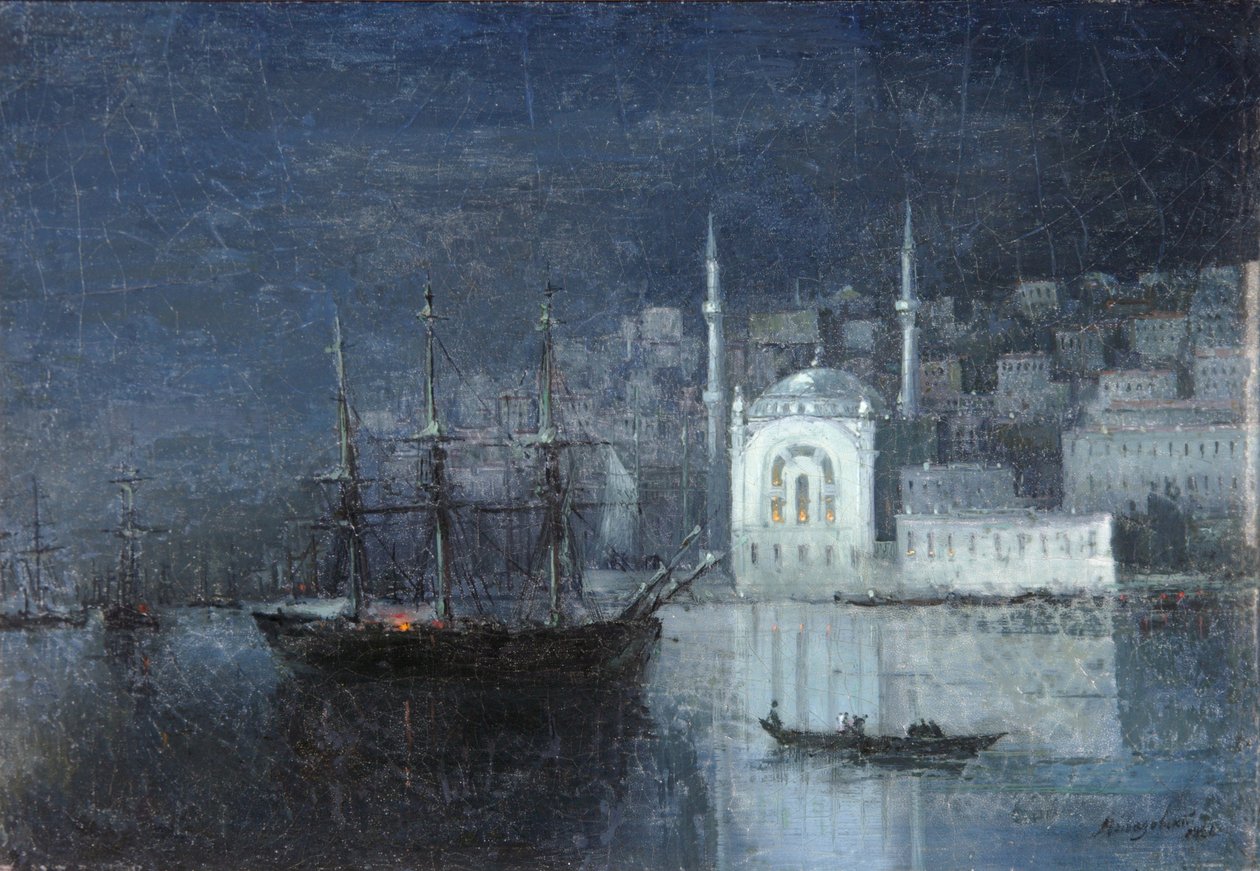 Constantinopla à noite, 1886 de Ivan Konstantinovich Aivazovsky