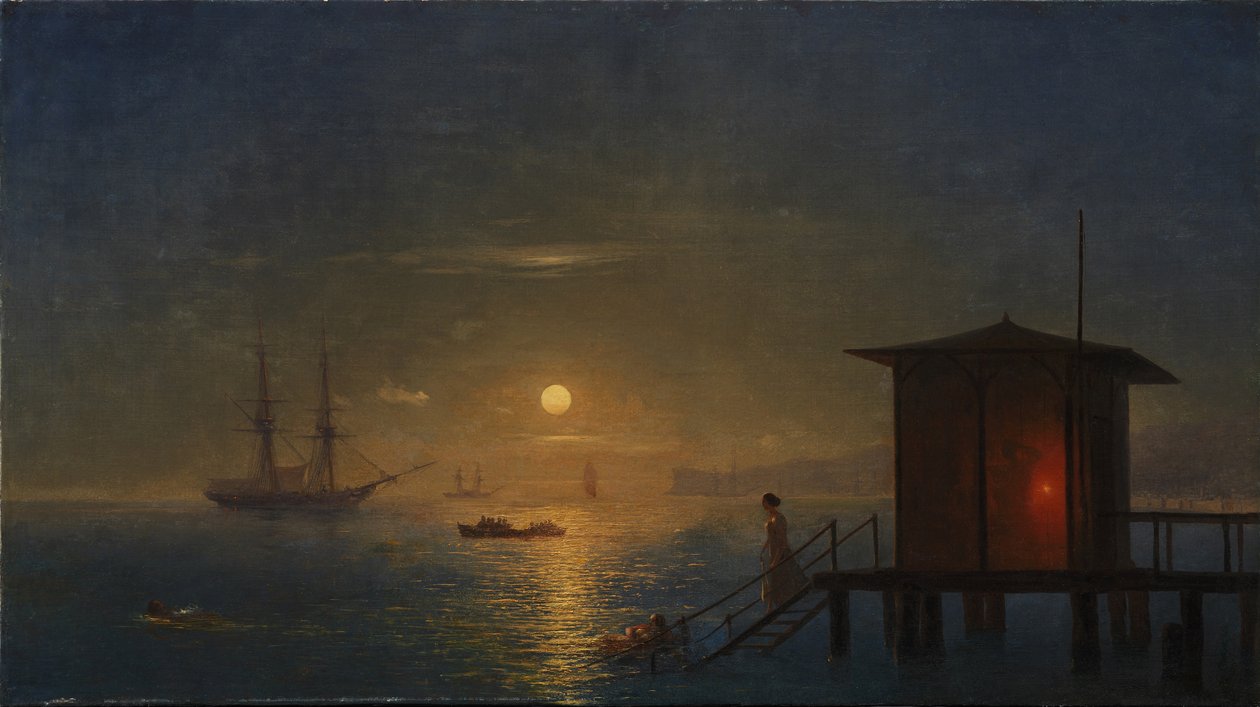 Casa de banho imperial, 1848 de Ivan Konstantinovich Aivazovsky