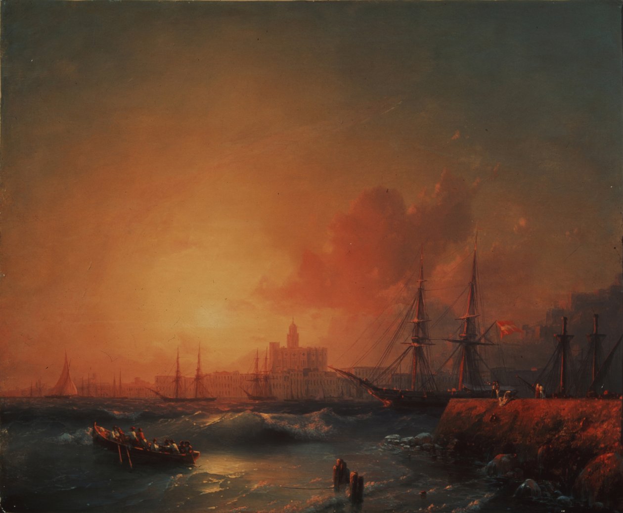 Málaga, 1854 de Ivan Konstantinovich Aivazovsky