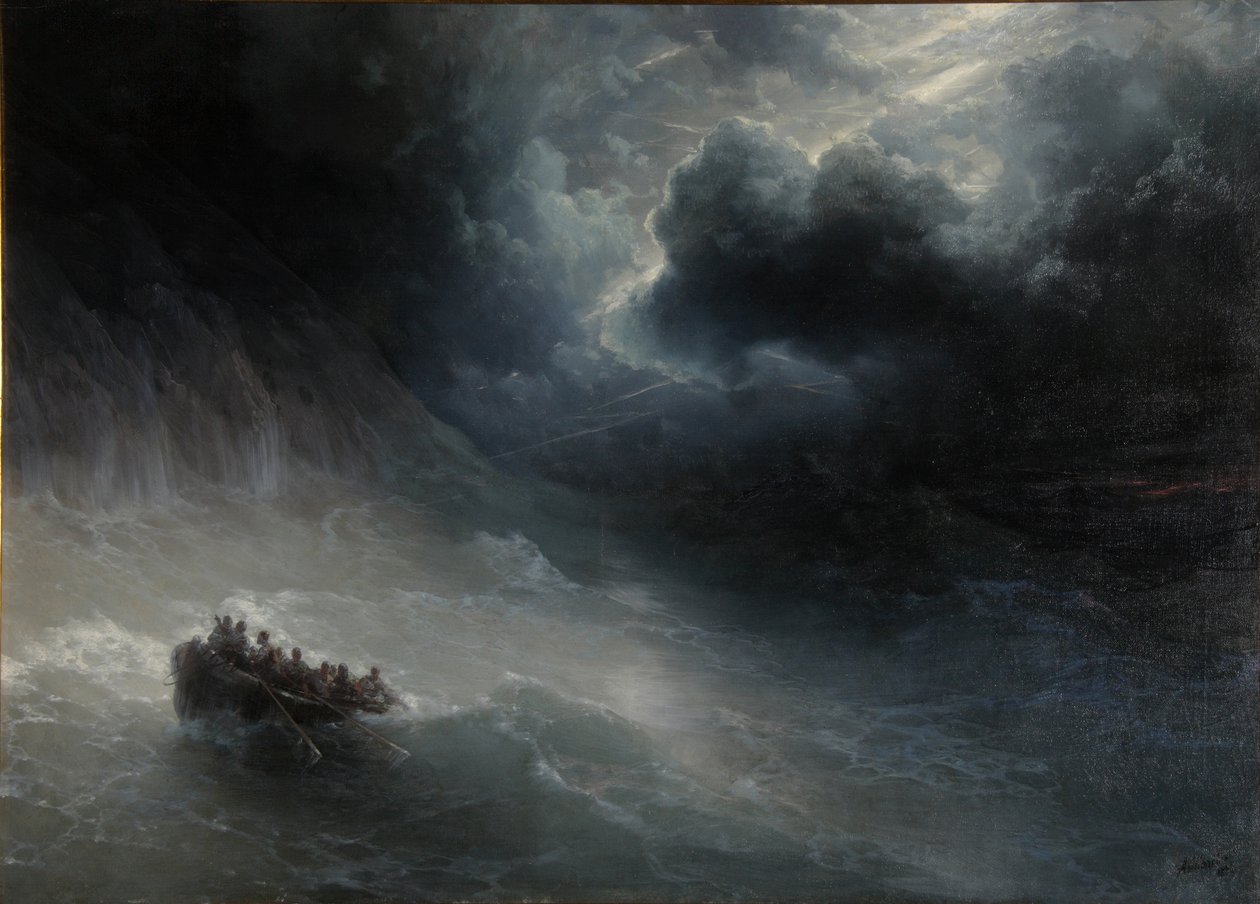 Raiva dos elementos de Ivan Konstantinovich Aivazovsky