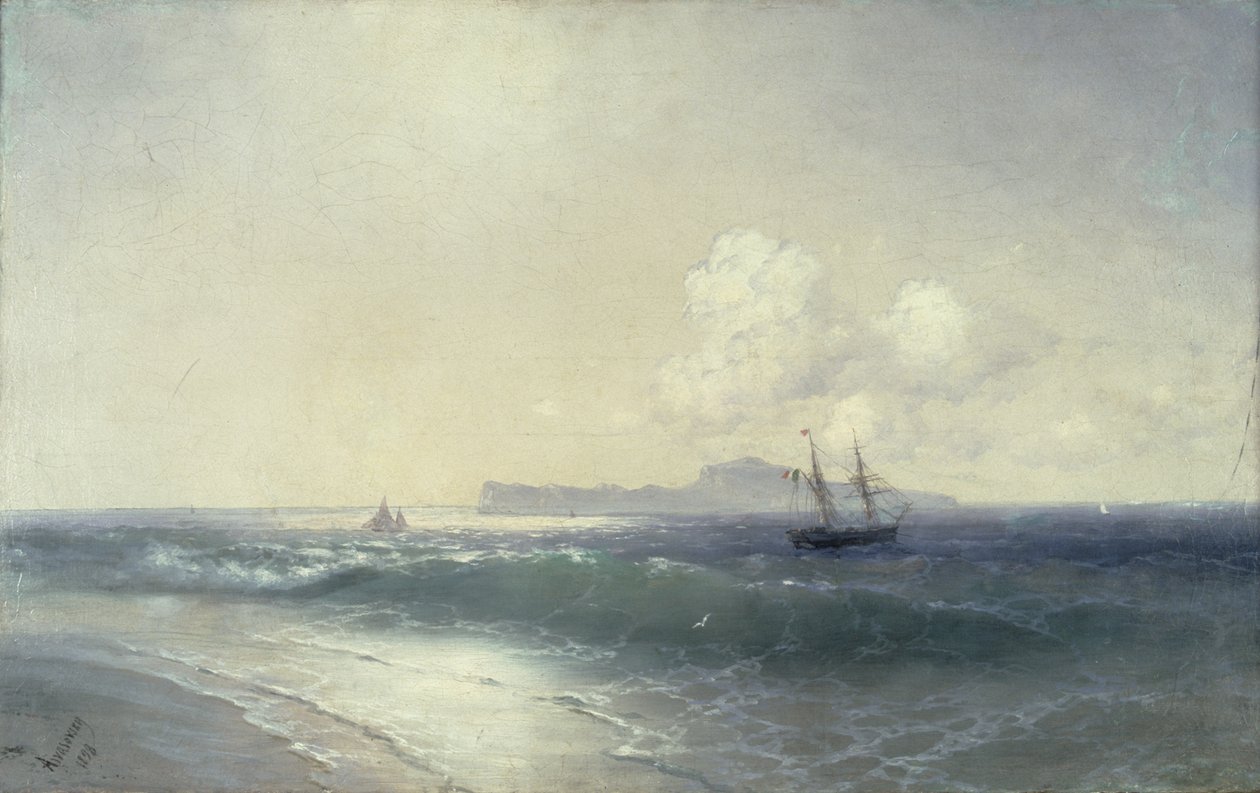 Porto de Tallinn, 1898 de Ivan Konstantinovich Aivazovsky