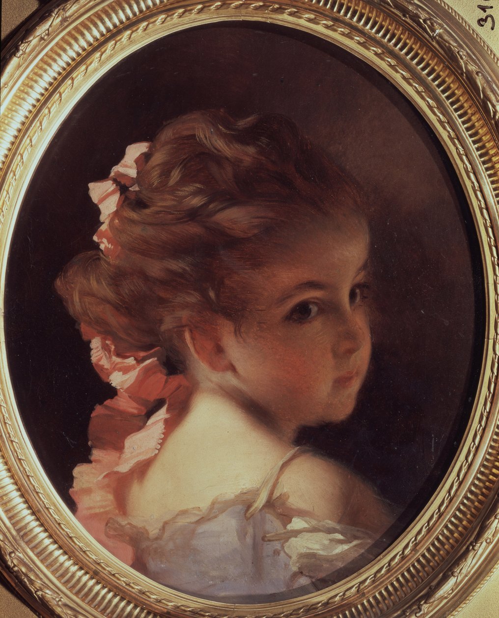 Cabeça de menina, 1850-1860 de Ivan Kosmich Makarov