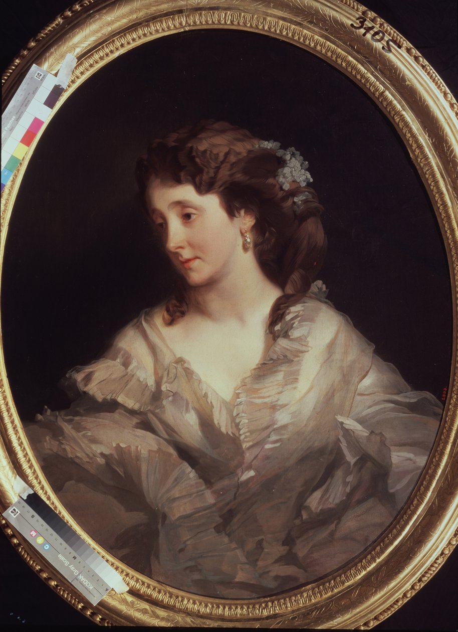 Retrato de Alexandra Chelischeva, 1860s-1870s de Ivan Kosmich Makarov