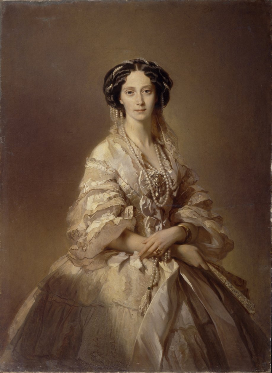 Retrato de Maria Alexandrovna 1824-1880, Imperatriz da Rússia de Ivan Kosmich Makarov