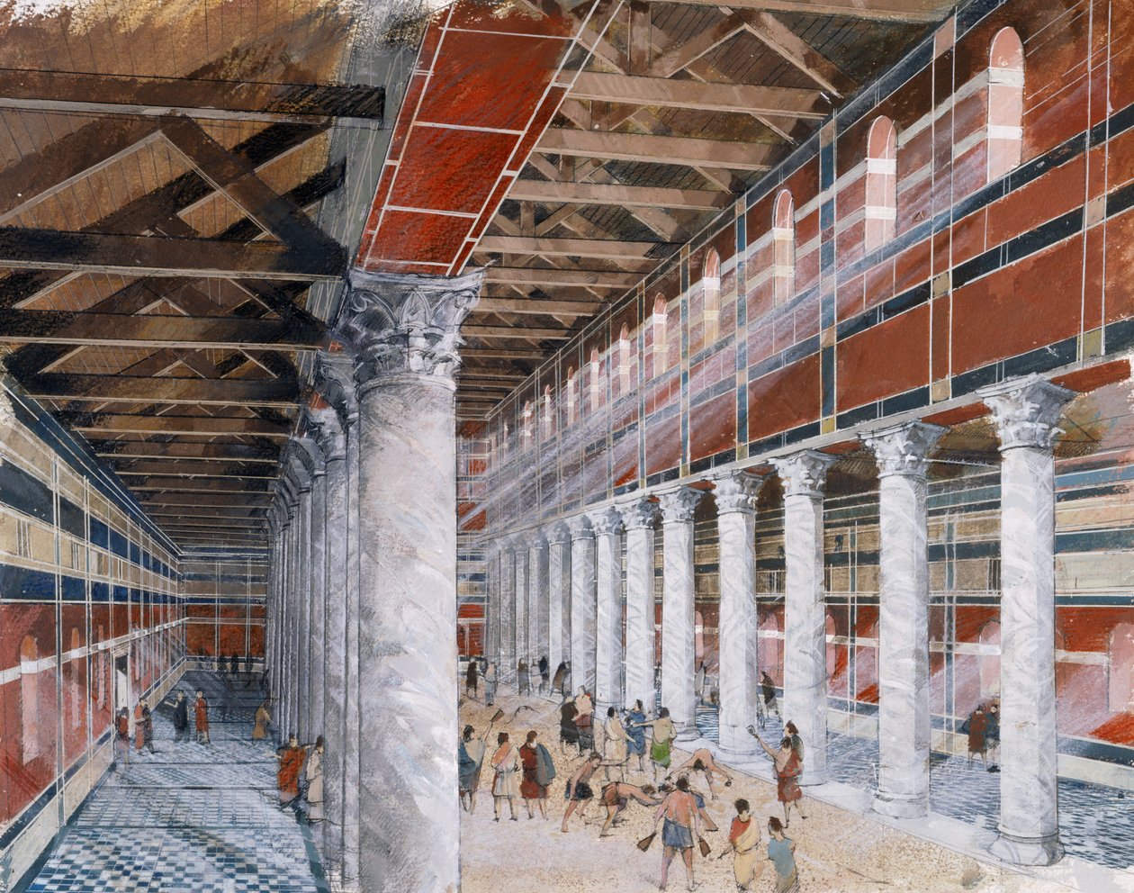 Basílica das termas, cidade romana de Wroxeter de Ivan Lapper