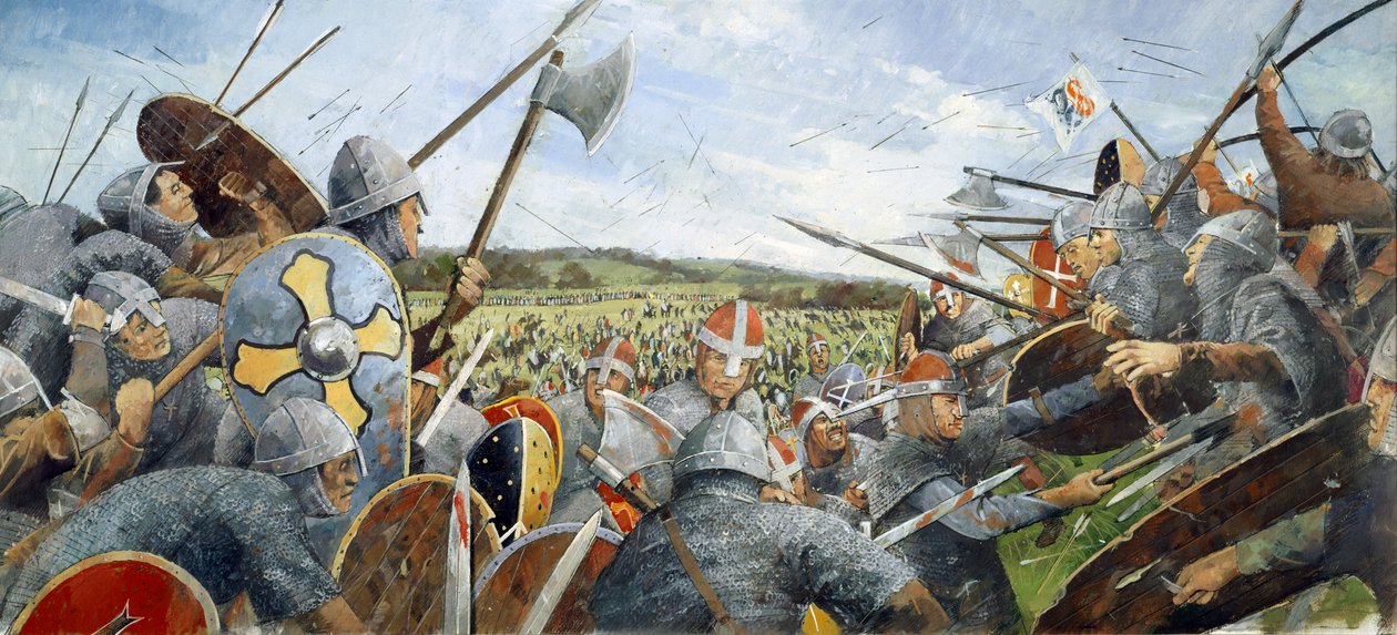 Batalha de Hastings, 1066, c1990-2010 de Ivan Lapper