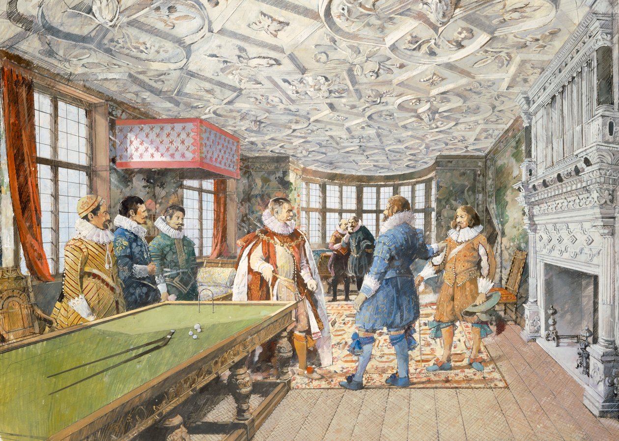 Kirby Hall, início do século XVII, c1990-2010 de Ivan Lapper