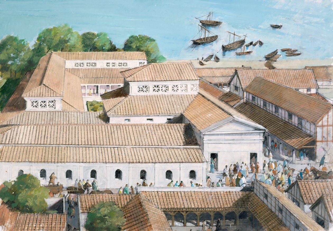 Forte Romano de Richborough, século III. 1990-2010 de Ivan Lapper