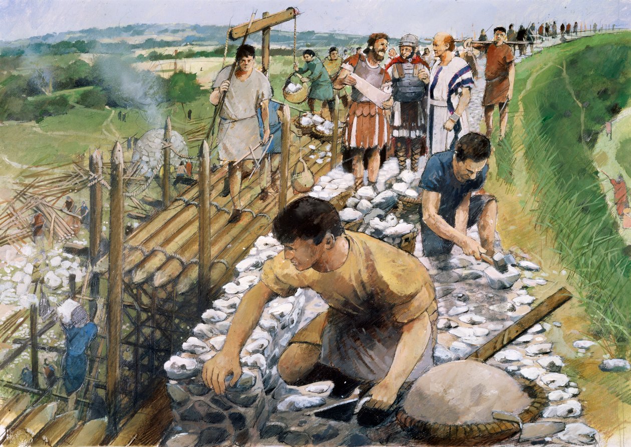 Silchester Roman City Walls, século 2, 1990-2010. de Ivan Lapper
