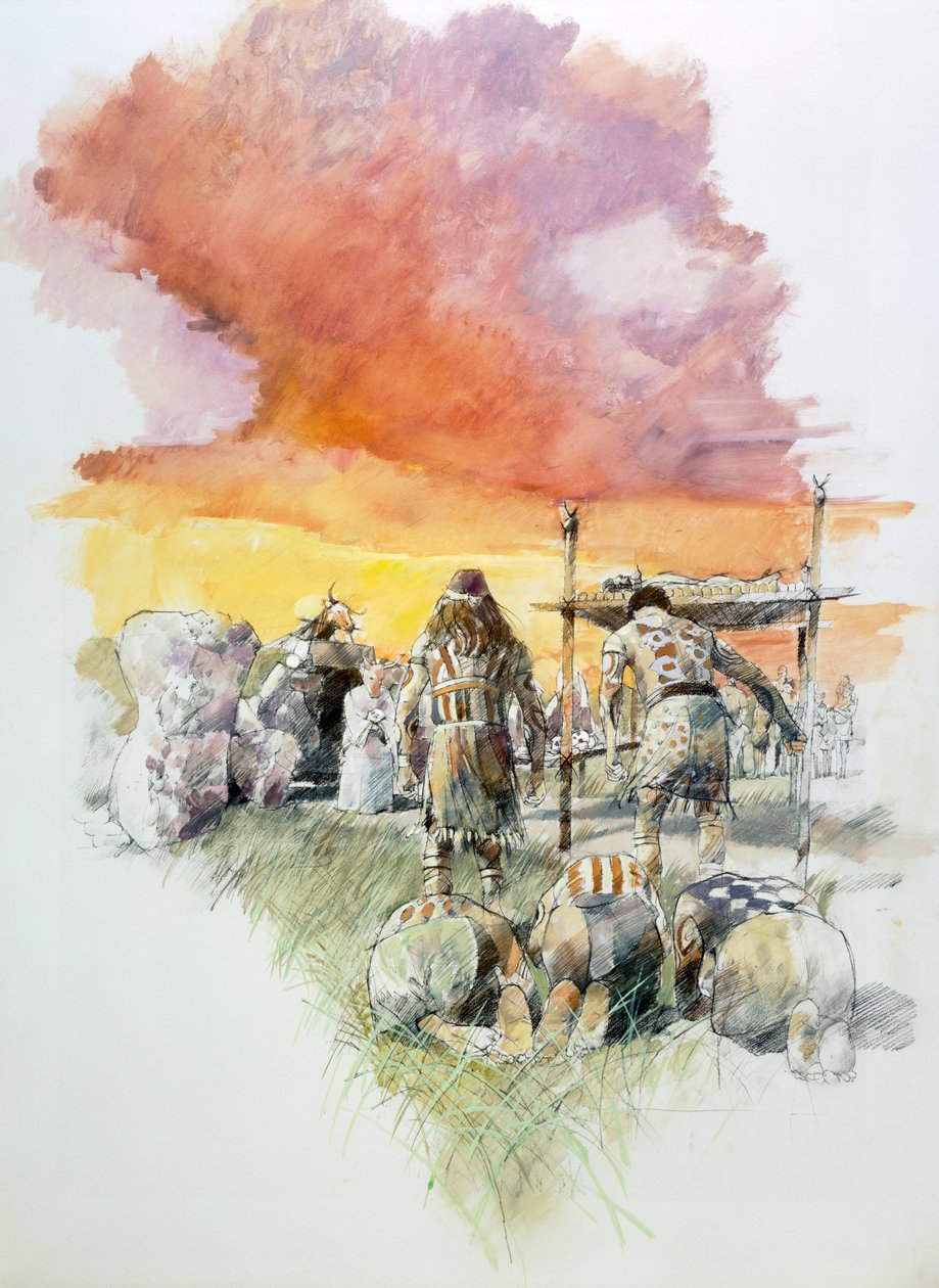 Stoney Littleton Long Barrow, c3500BC, c1990-2010 de Ivan Lapper