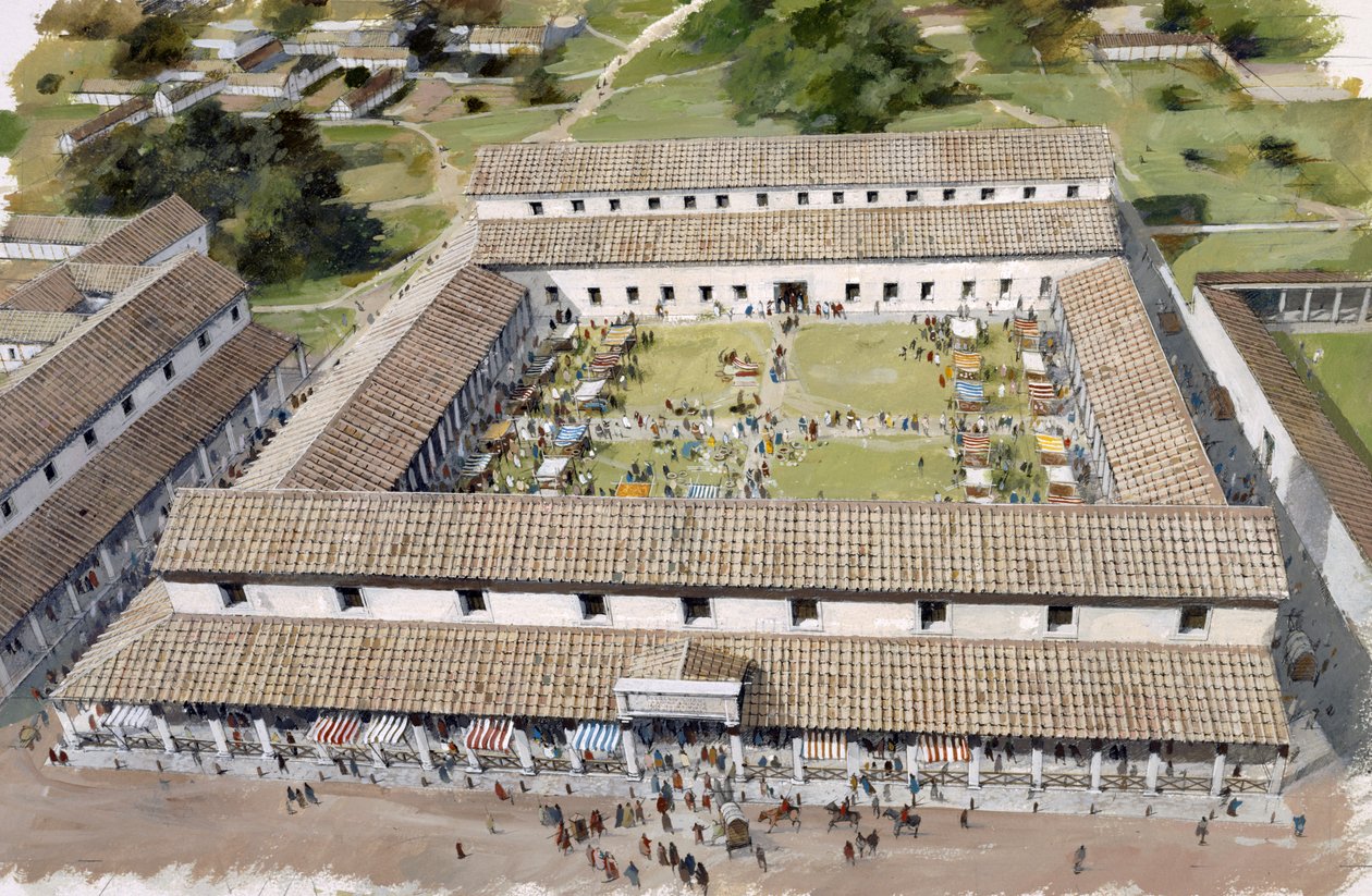 O fórum em Wroxeter de Ivan Lapper