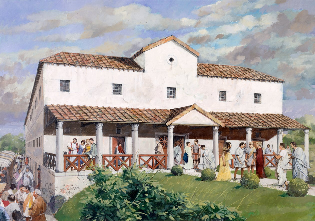 Sítio Romano da Muralha, Letocetum, século II, 1990-2010. de Ivan Lapper