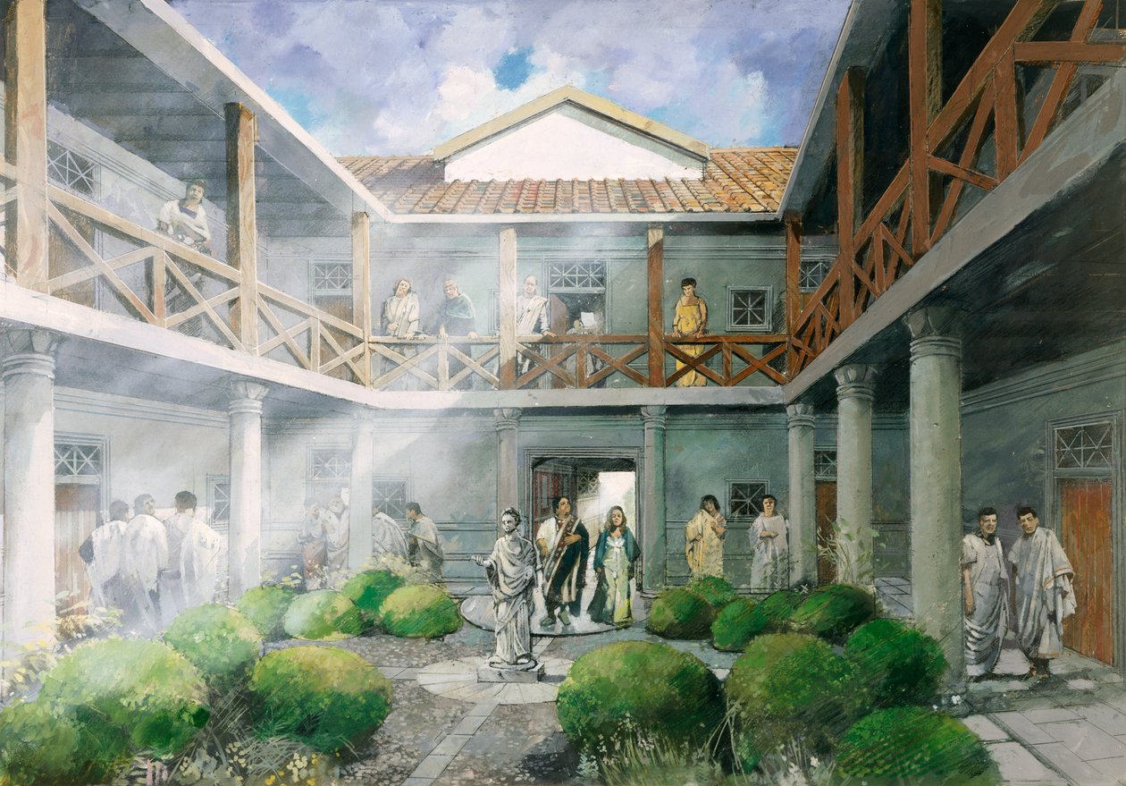 Sítio Romano da Muralha, Letocetum, século II, 1990-2010. de Ivan Lapper