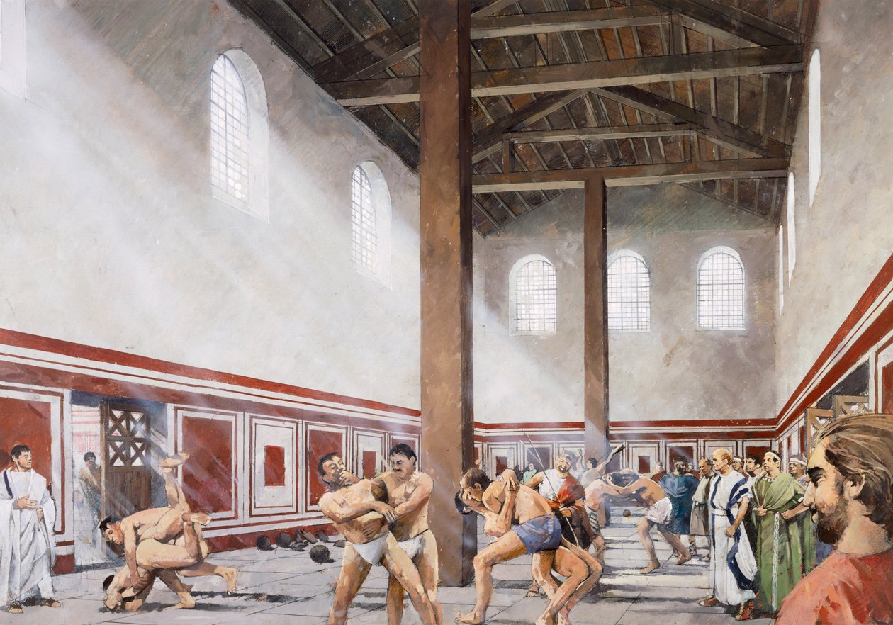 Sítio Romano da Muralha, Letocetum, século II, 1990-2010 de Ivan Lapper