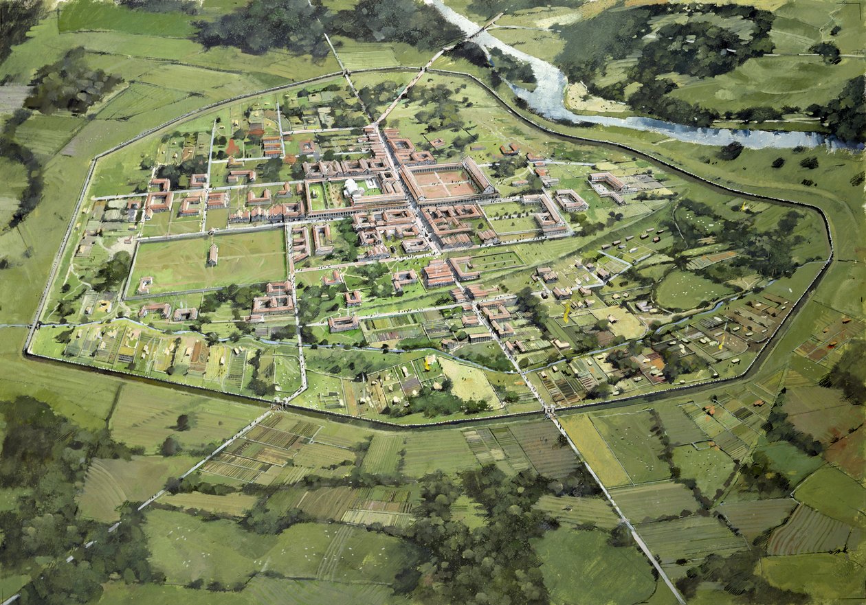 Cidade romana de Wroxeter de Ivan Lapper