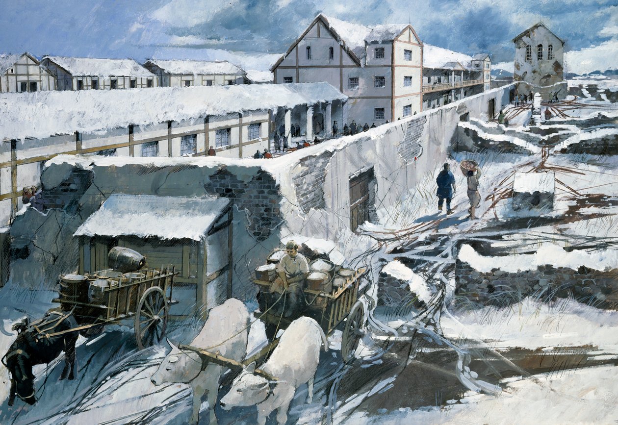 Cidade romana de Wroxeter, século II, c1990-2010 de Ivan Lapper