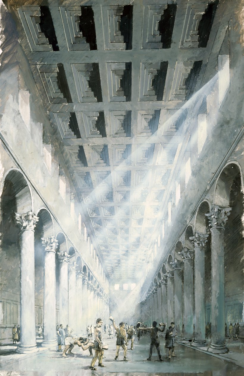 Cidade romana de Wroxeter, século II, c1990-2010 de Ivan Lapper