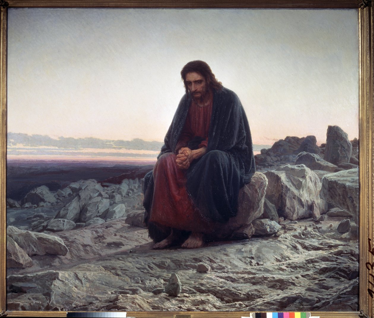 Cristo no deserto de Ivan Nikolaevich Kramskoy