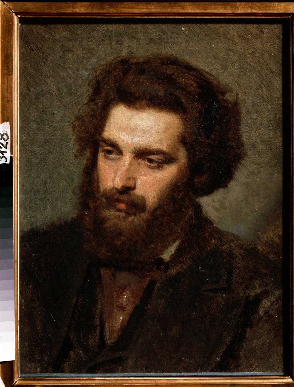 Retrato do artista A. Quinge de Ivan Nikolaevich Kramskoy