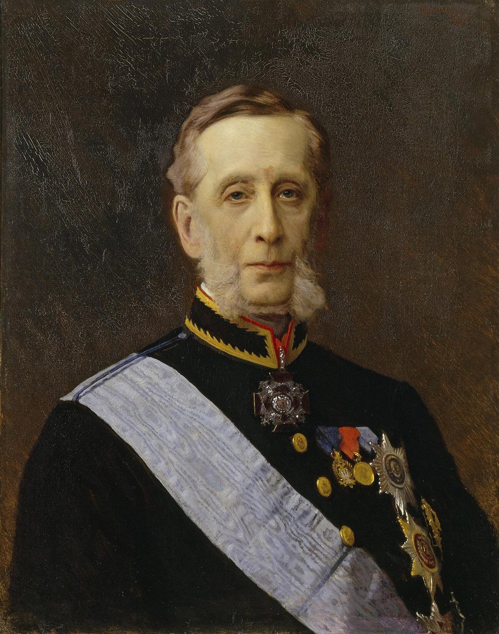 Retrato do conde Pyotr Alexandrovich Valuyev 1815-1890, 1880 de Ivan Nikolaevich Kramskoy