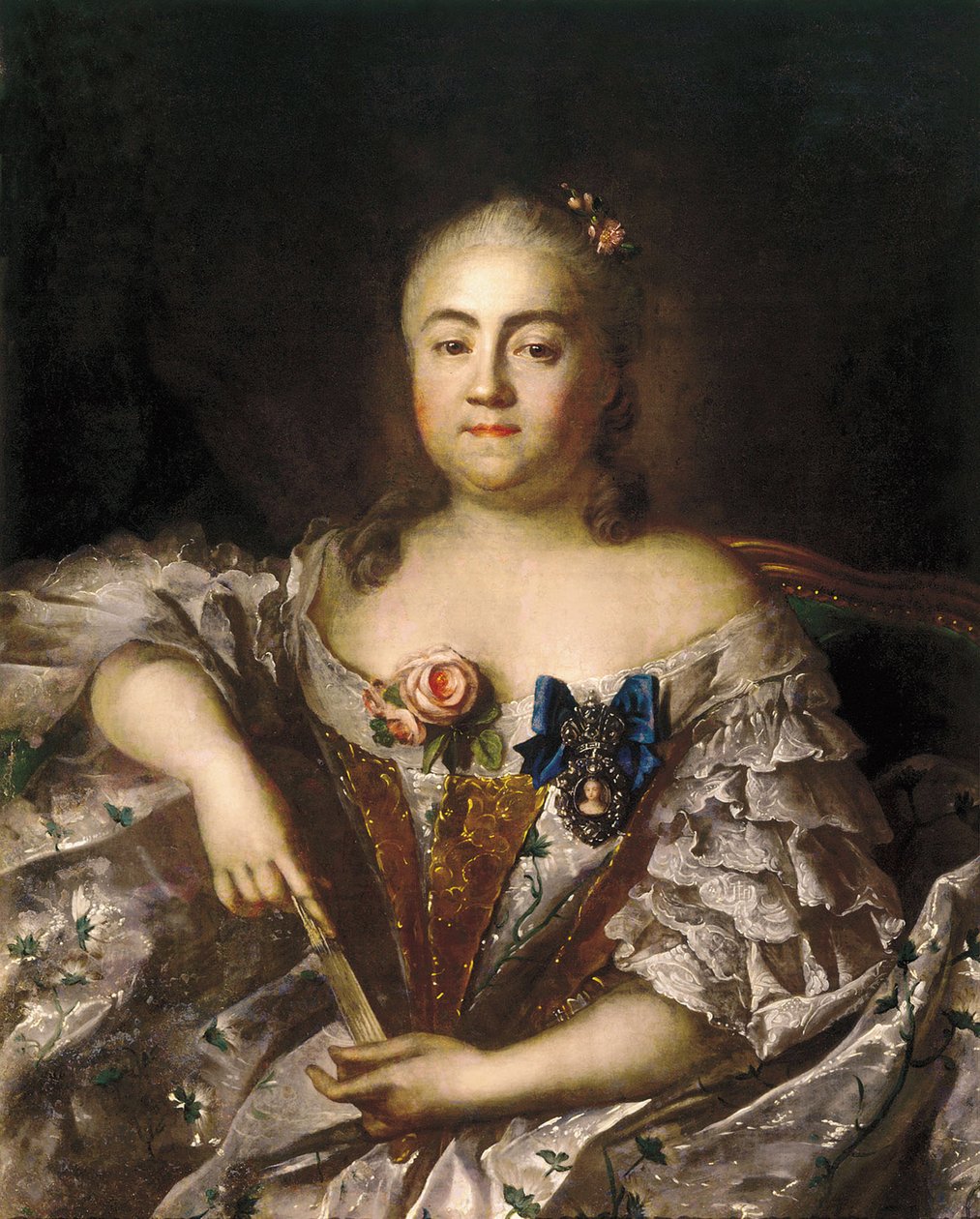 Retrato da condessa Varvara Alexeyevna Sheremetyeva 1711-1767, ca 1760 de Ivan Petrovich Argunov