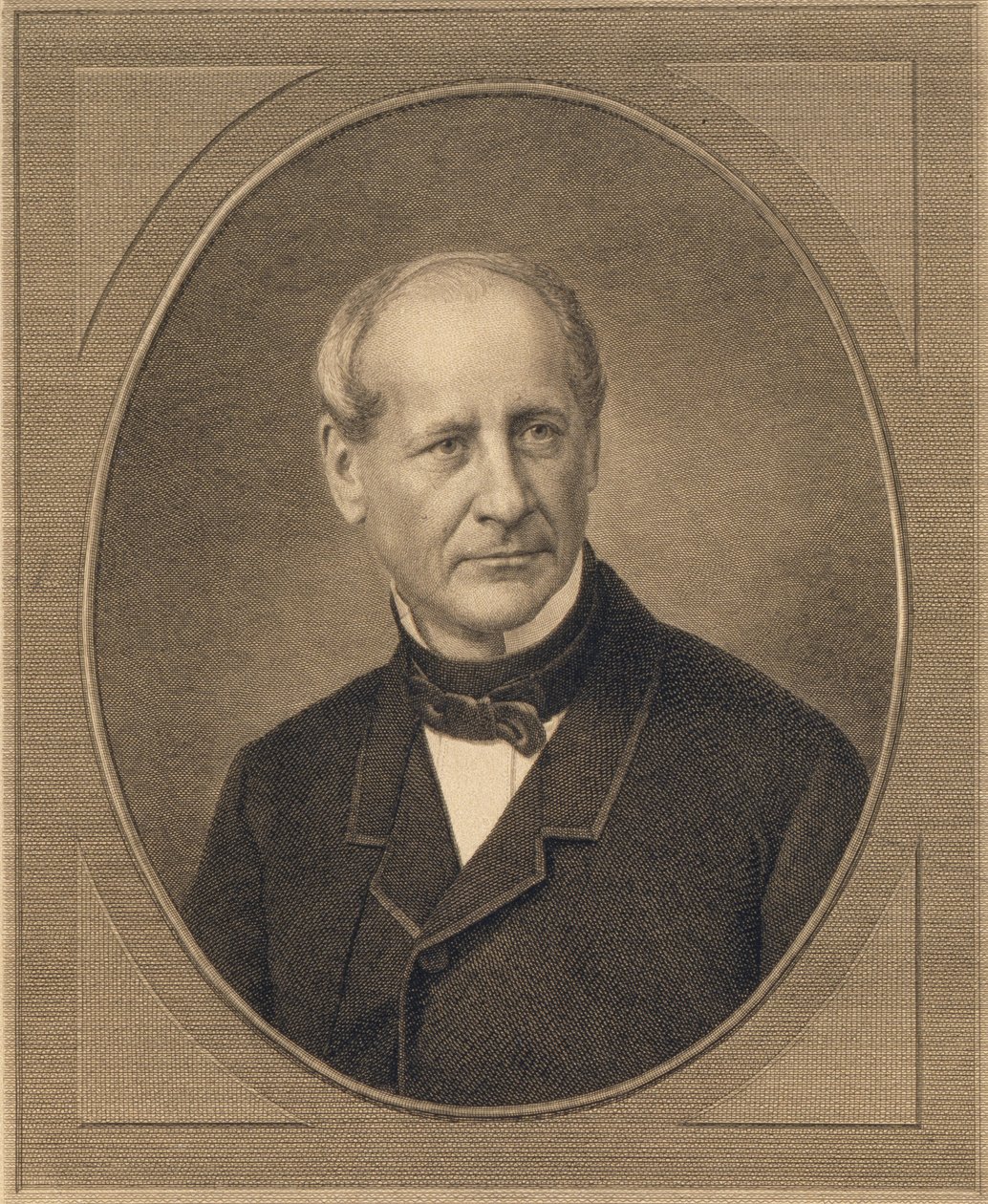 Retrato do conde modesto Andreyevich von Korff 1800-1876, 1876 de Ivan Petrovich Pozhalostin