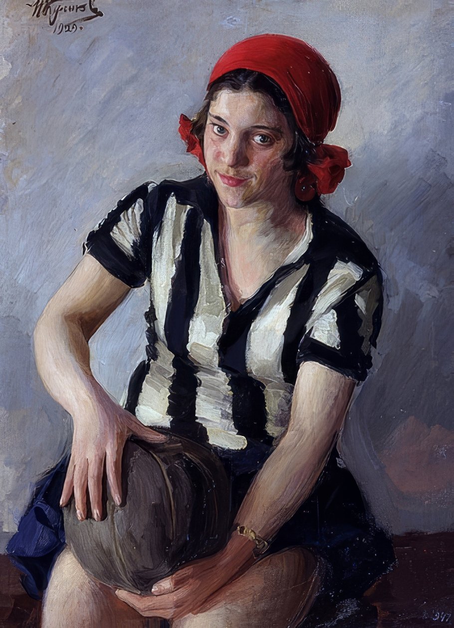 Desportista. 1928 de Ivan Semyonovich Kulikov