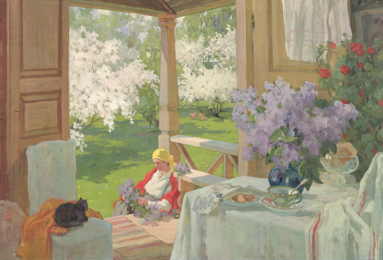 Na casa de campo de Ivan Silych Goriuschkin-Sorokopudov