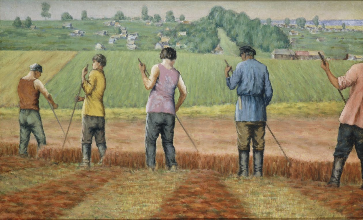 Os Reapers, década de 1930 de Ivan Vassilyevich Klyun