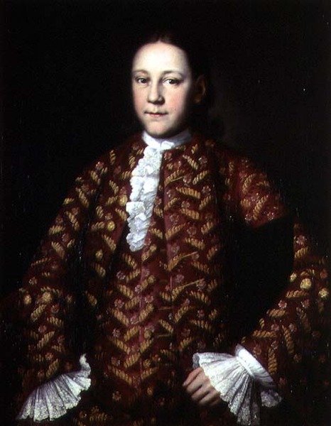 Retrato de Mikhail Yakovlev (1742-81), depois de 1756 (par de 74380) de Ivan Yakovlevich Vishnyakov