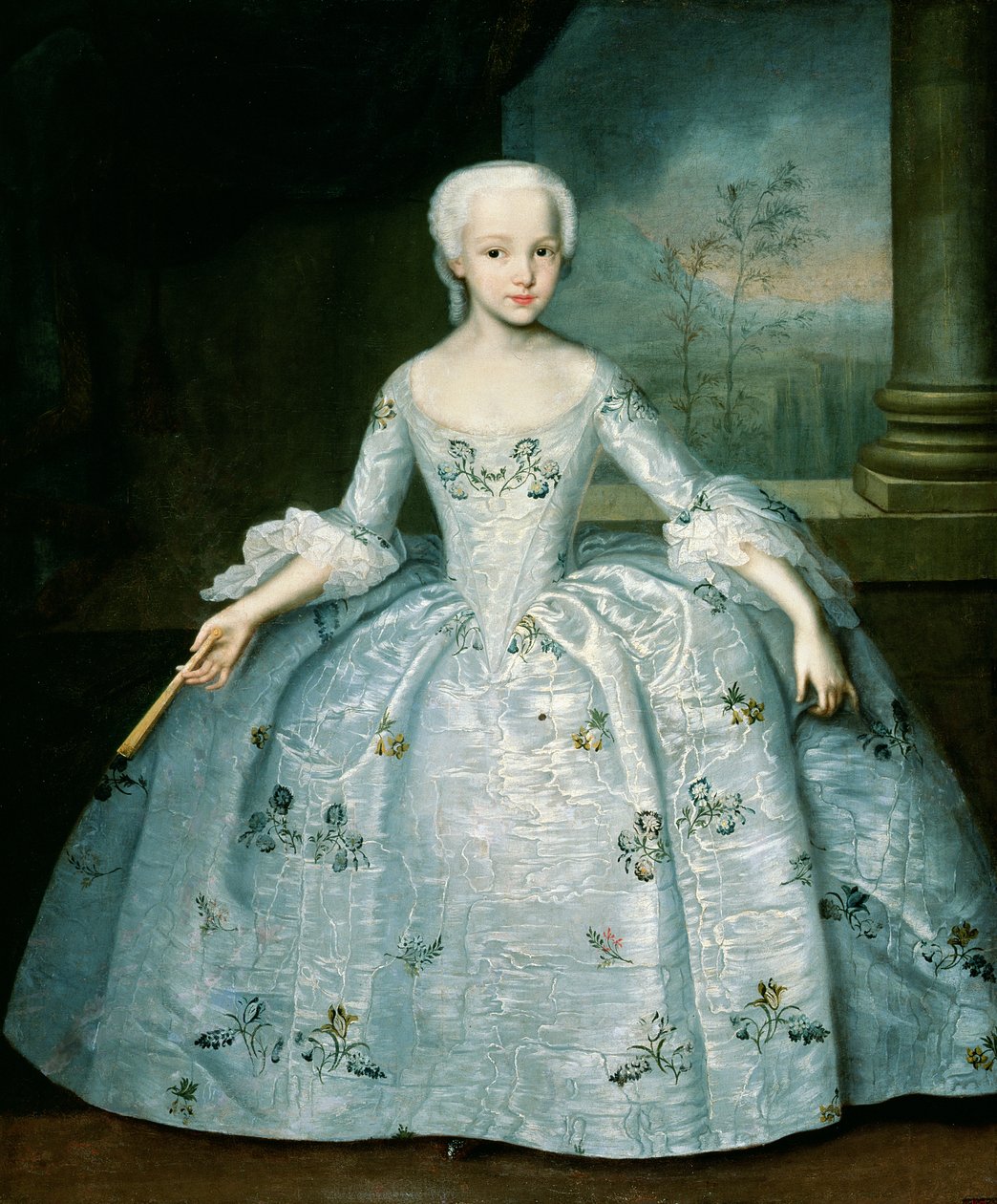 Retrato de Sarah Eleonor Fermor (1740-1824) 1749-50 (óleo sobre tela) de Ivan Yakovlevich Vishnyakov