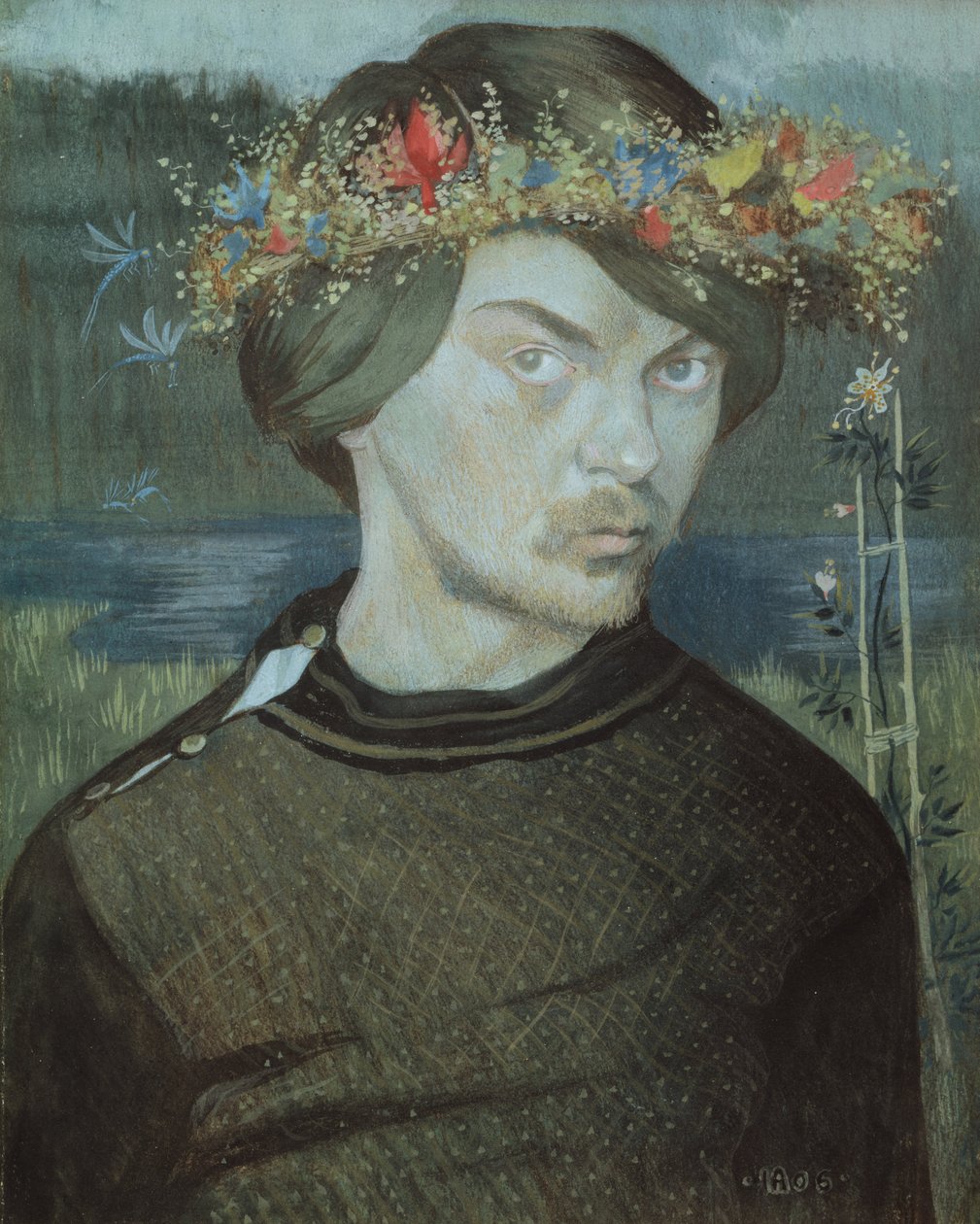 Auto-retrato de Ivar Axel Henrick Arosenius