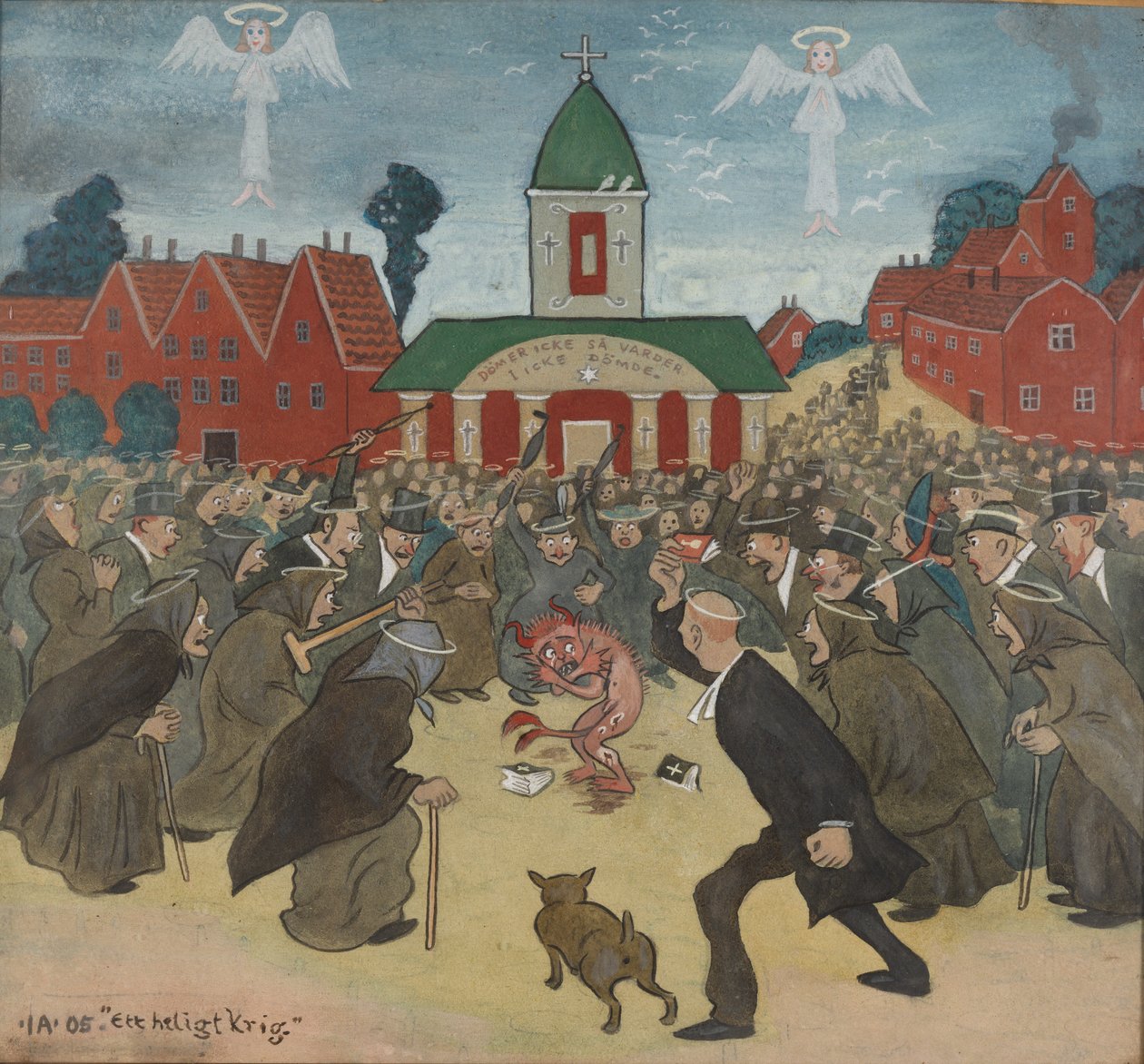 Uma Guerra Santa de Ivar Axel Henrick Arosenius