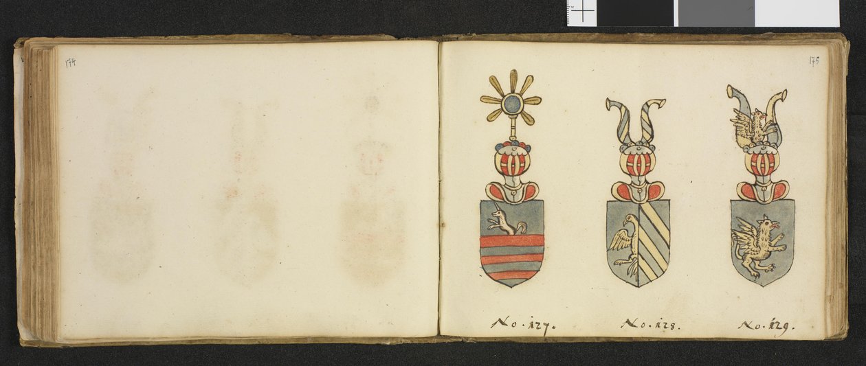 Ilustração retirada de um arquivo privado na Biblioteca Nacional com o título Insignia quædam virorum illustrium in Norvegia quodam habitantium de Iver Nielssøn Hirtzholm de Iver Hirtzholm