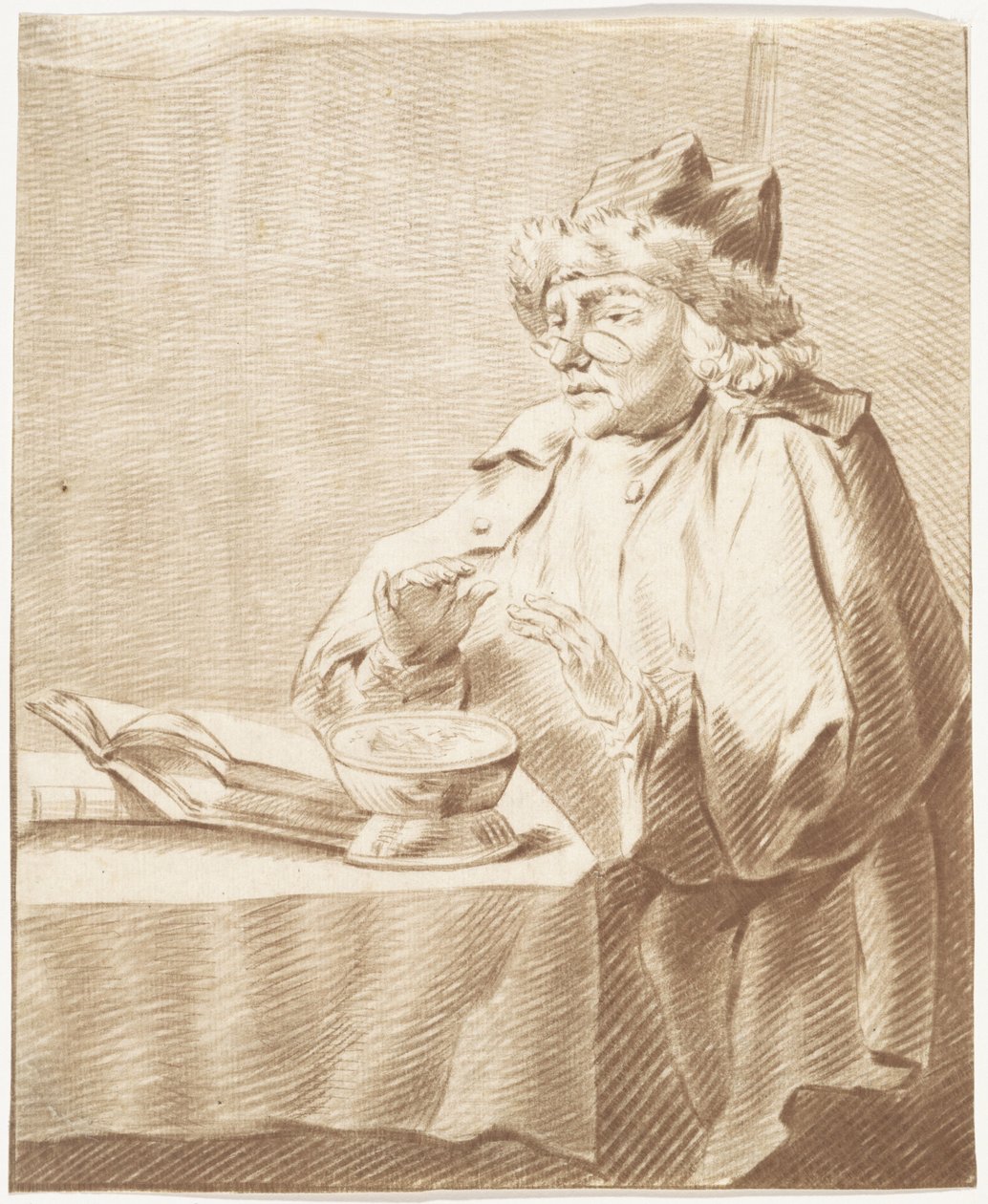 Retrato de Jurraan Buttner perto de um consolador de Izaak Jansz. de Wit