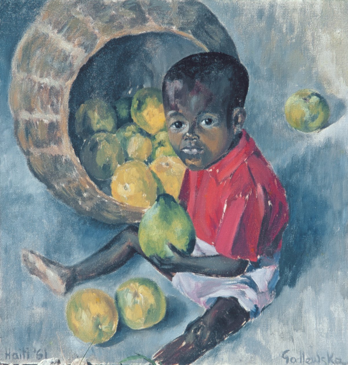 Fito, filho gêmeo de Abel, Haiti, 1961 de Izabella Godlewska de Aranda